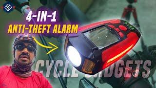 Cycle Gadgets - Theft alarm, Light, Horn, Speedometer (4-in-1 தில்லாலங்கடி gadget)