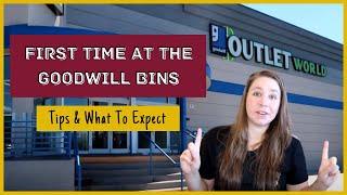 My First Time At Goodwill Outlet World | Tips and What To Expect At The Bins