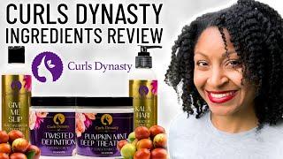 Curls Dynasty Ingredients review | Products for Curly, Coily, Kinky hair products