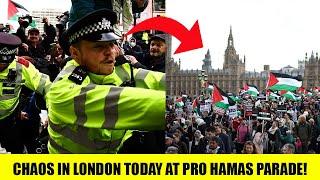 CHAOS In London As PRO HAMAS Clash With Police & Israel Supporters!