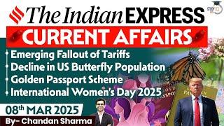 Indian Express Analysis | 8th March 2025 | The Indian Express Newspaper Analysis #news