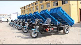 2 ton heavy loading electric tricycle with lifting system