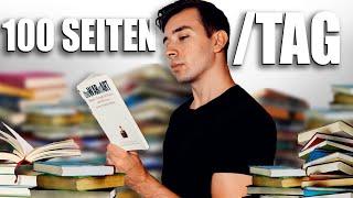 1 Woche 100 Seiten pro Tag LESEN & DAS passiert | Selbstexperiment