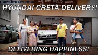 Happy Customer! Hyundai Creta Delivey | Laskhmi Hyundai Bangalore