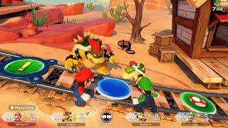 Super Mario Party Jamboree - Mario vs Bowser vs Luigi vs Bowser Jr. - Western Land