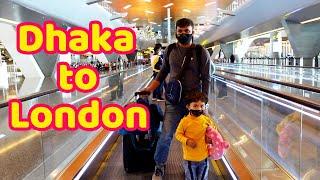 ঢাকা টু লন্ডন জার্নি | Dhaka to London Journey | Heathrow Airport | Zannat Bristi Vlog #56