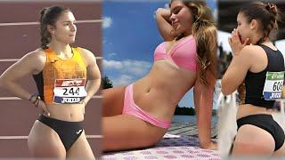 Carla calvo - spanish women 60m new hurdle championship | hottest athletic spanish women Carla calvo