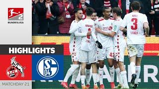 Mistake Decides The Game! | 1. FC Köln - FC Schalke 04 1-0 | Highlights | MD 21 - Bundesliga 2 24/25