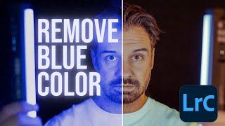 REMOVE Blue Cyan COLOR CAST From a Photo - Easy 5 min fix in Adobe Lightroom