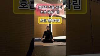 편안한 잠을 위한 호흡 명상 1편 / 호흡 알아차림 #호흡명상 #쿨쿨자자 #수면장애극복