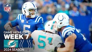 Miami Dolphins vs. Indianapolis Colts | 2024 Week 7 Game Highlights