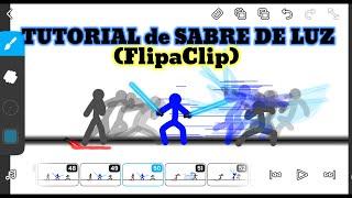 DESAFIO dos INSCRITOS TUTORIAL de SABRE DE LUZ #flipaclip