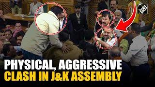 Physical, aggressive clash in J&K Assembly: Ruckus, sloganeering over Article 370 abrogation