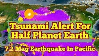 Volcano Eruption & Earthquake In Kamchatka Peninsula Russia, 7.2 Mag., Shiveluch Ash Eruption