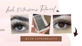 Veyesbeauty Invisible Band DIY Lash Tutorial