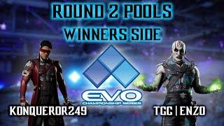 Konqueror249 vs TGC | Enzo // EVO 2024 MK1 Round 2 Pools Winners