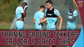 TRAINING GROUND TEKKERS: CALLERI & PAYET CHIPS 