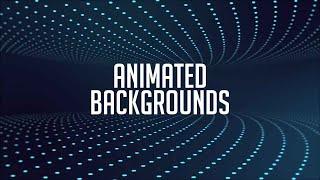 Free Animated Dots Background Pack (Template video background)