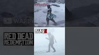AC Shadows vs RDR2 | Snow Storm