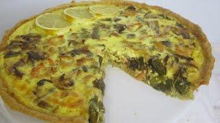 Recette de la tarte aux poireaux, crevettes et citron - Un délice