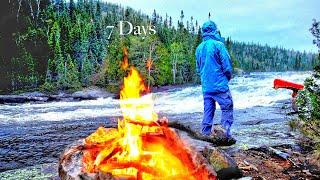 7 Day's Camping & Fishing Lake Superior's Remote North Shore Wilderness WILD TROUT Catch & Cook