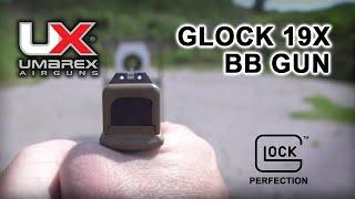 GLOCK 19X BB Gun Air Pistol Features and Shooting : Umarex Airguns