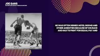 Joe Gans - African-American Boxer (USA)