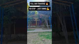 Full monkey bar traverse   Upper body, grip & courage tested   #MonkeyBarChallenge #Calisthenics