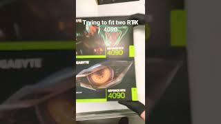 Trying to fit two Nvidia RTX 4090  