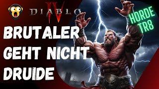 HÖLLEN HORDE 8 ZERSTÖREN mit GEWITTER-RUTSCH 2.0 DRUIDE BUILD in Diablo 4 SEASON 5