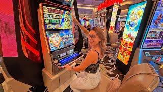 Watch My Wife Go BOOM On Las Vegas Slots!