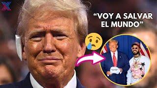 Donald Trump dice que SALVARÁ al mundo y Anuel y J Quiles lo RESPALDAN 