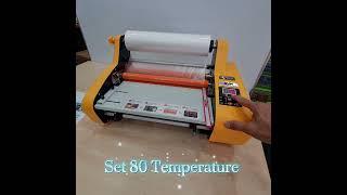 Geomaster A3 Roll Laminator Machine