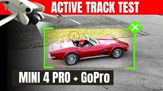 DJI Mini 4 Pro Active Track Test with GoPro Hero 12 Black & GoPro MAX