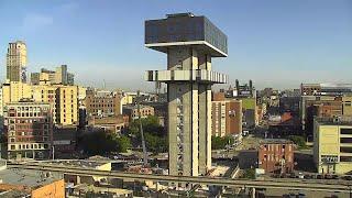 Exchange tower in Detroit is being built from the top down | Courtesy: LIFTbuild