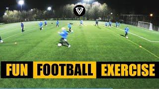 Fun Football Exercise - 3 Variations | AA Gent U12 | Thomas Vlaminck