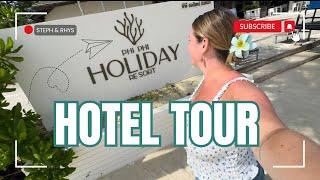 Hotel Tour - Phi Phi Holiday Resort  | honest review as well. Thailand, Phi Phi Islands