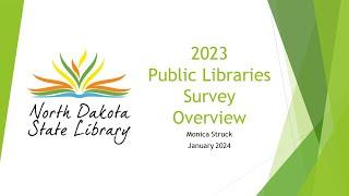 2023 Public Libraries Survey Overview