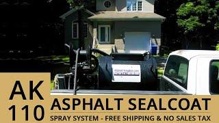 AK110 Asphalt Sealcoat Spray System for Professional Sealcoating