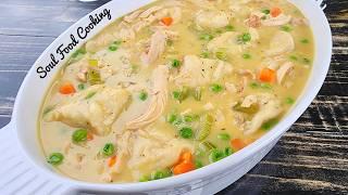 The BEST Chicken and Dumplings Recipe You Will Ever Make!