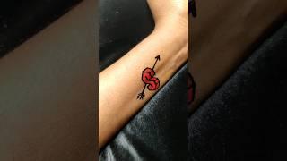 3d S letter temporary tattoo design #shorts #viral #trending #trendingshorts #art #love