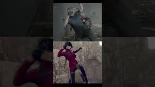 Leon S Kennedy Vs Ada Wong - Spin Melee kick Resident Evil 4 remake separate ways