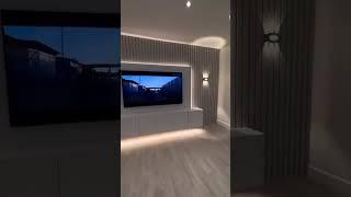 ديكور TV بديل الرخام وبديل الخشب #decoration