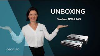 Envasadoras al vacío SealVac 120&140 SteelCut Unboxing