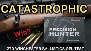 DANGEROUS LONG RANGE LOAD?! 270 Winchester Hornady Precision Hunter 145gr ELD-X Ammo Test