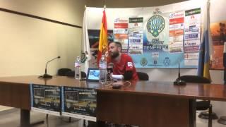 Rueda de prensa de Yeray Olivero