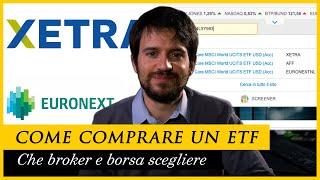 COME si COMPRA un ETF?