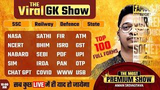 Top 100 Full Forms of Important Words | The Viral GK Show by Aman Sir | SSC LAB