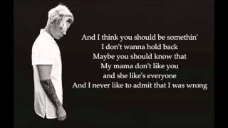 Justin Bieber - Love Yourself (Lyrics)