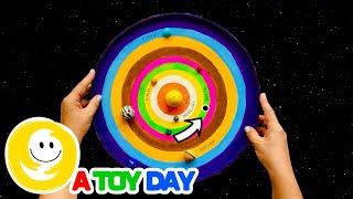 DIY Cardboard Balance Planets Game for kids 🪐 | Solar system planets order game | 8 Planets Project
